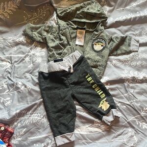Baby boy Star Wars jacket and sweatpants set, smoke free home!